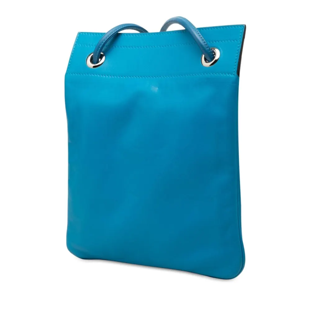Hermès Mini Swift Aline Bag Blue Leather Very good - Back View