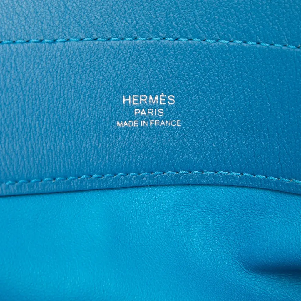 Hermès Mini Swift Aline Bag Blue Leather Very good - Box View
