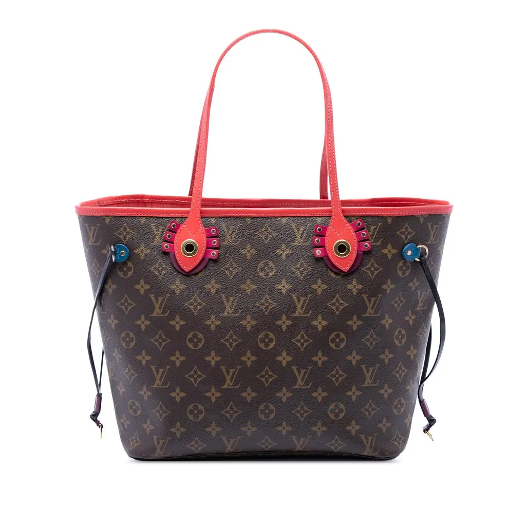 Louis Vuitton Monogram Totem Neo Neverfull MM Brown Very good - Front View
