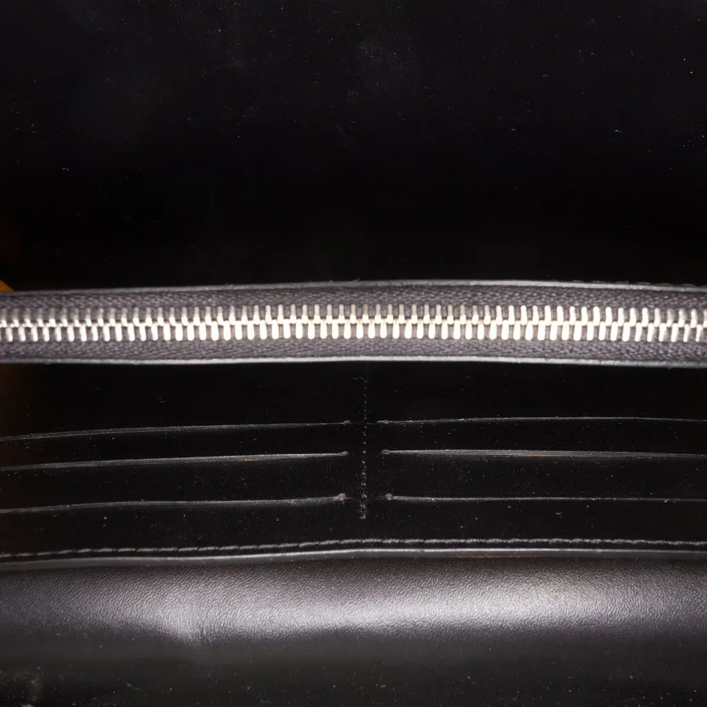 Goyard Goyardine Varenne Continental Wallet On Strap Black Canvas Very good - Model View