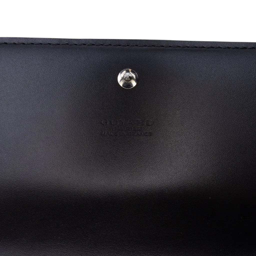 Goyard Goyardine Varenne Continental Wallet On Strap Black Canvas Very good - Box View