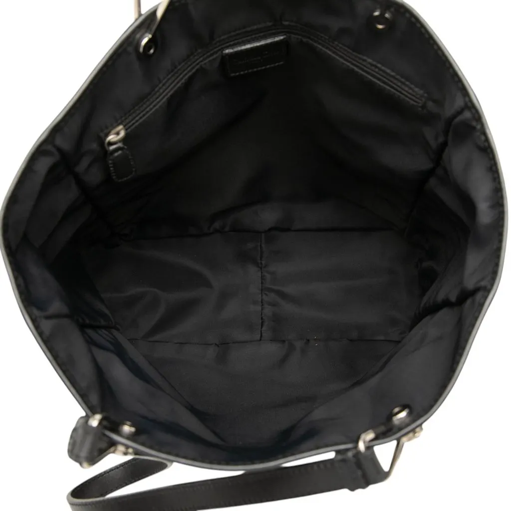 Dior Diorissimo Trotter Canvas Tote Black Very good - Model View