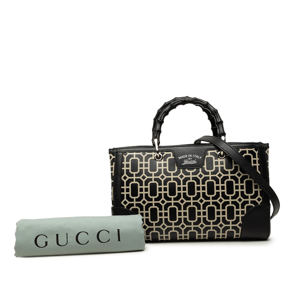 Gucci Medium Printed Calfskin Bamboo | Libas Collective