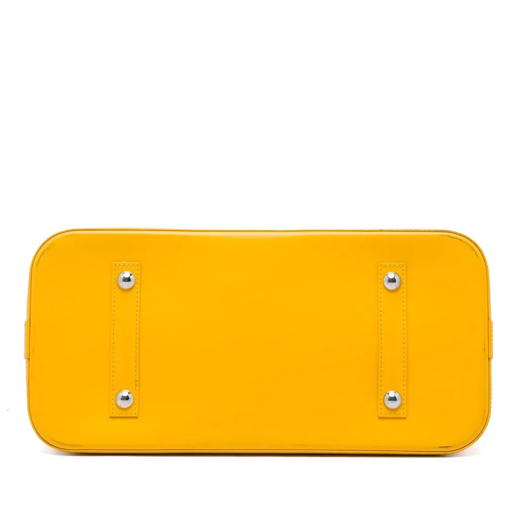 Louis Vuitton Epi Alma GM Yellow Leather Very good - Inside View