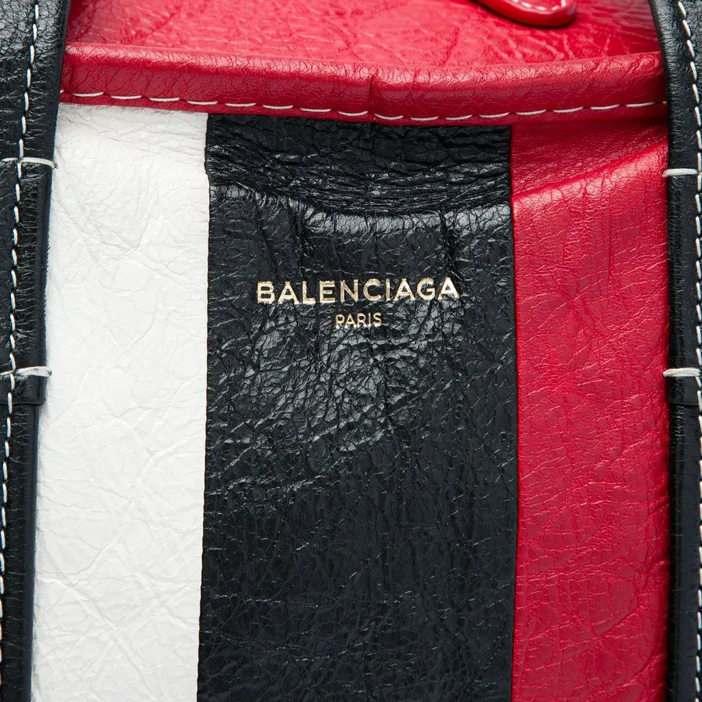 Balenciaga Lambskin Bazar Shopper Satchel S Red Leather Very good - Box View