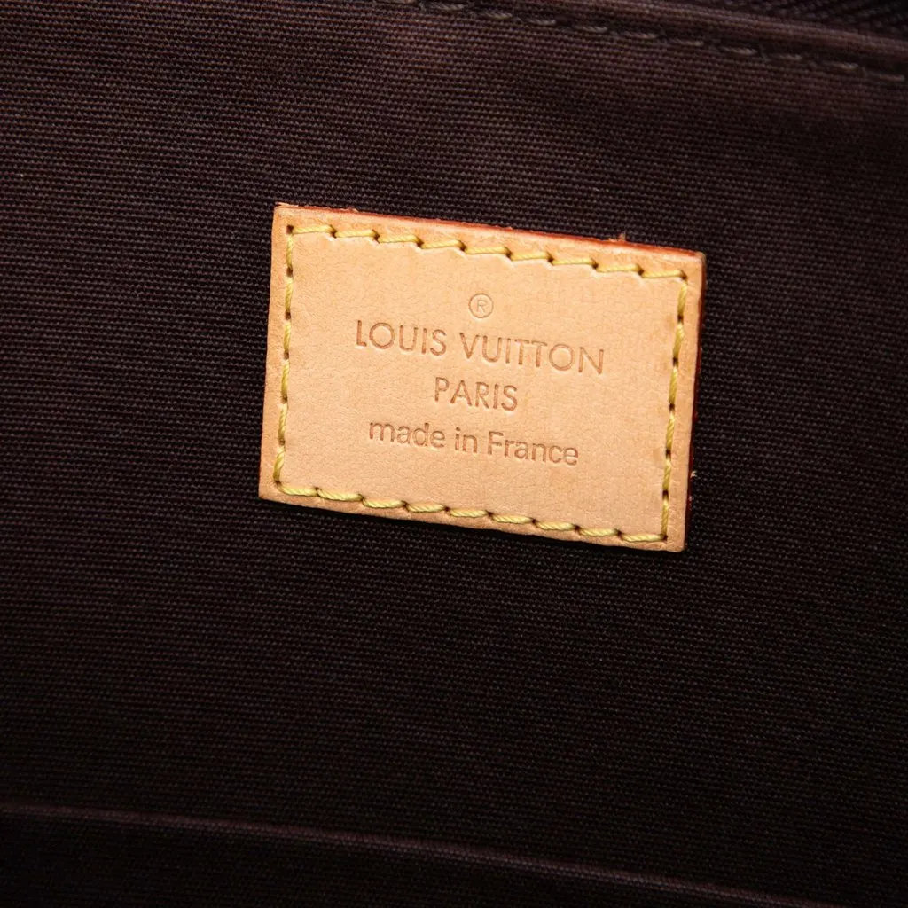 Louis Vuitton Monogram Vernis Bellevue GM Purple Leather Very good - Box View