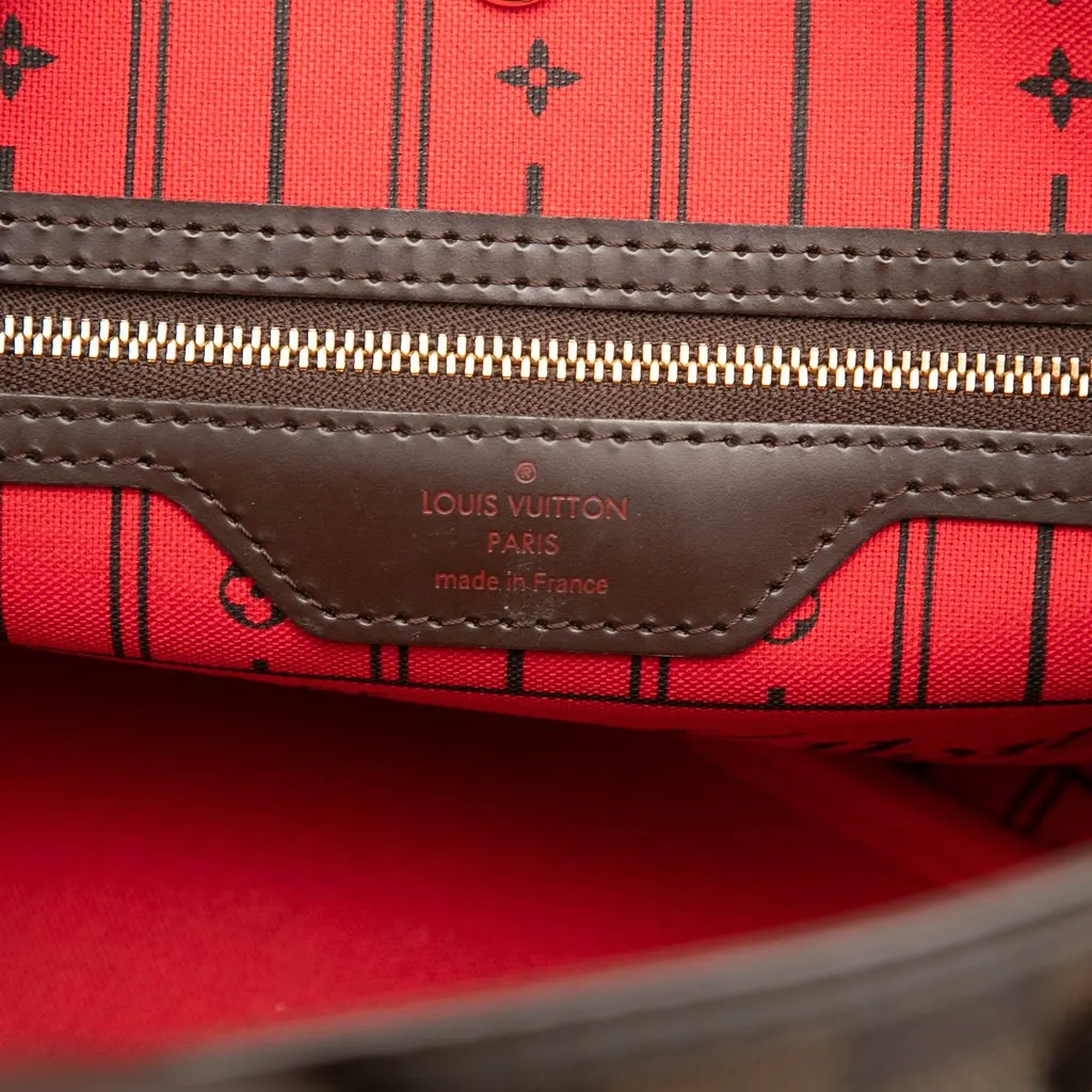 Louis Vuitton Damier Ebene Neverfull PM Brown Canvas Very good - Box View