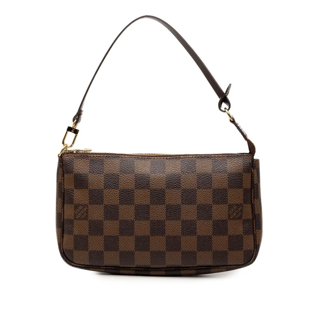 Louis Vuitton Damier Ebene Pochette Accessoires Brown Very good - Front View