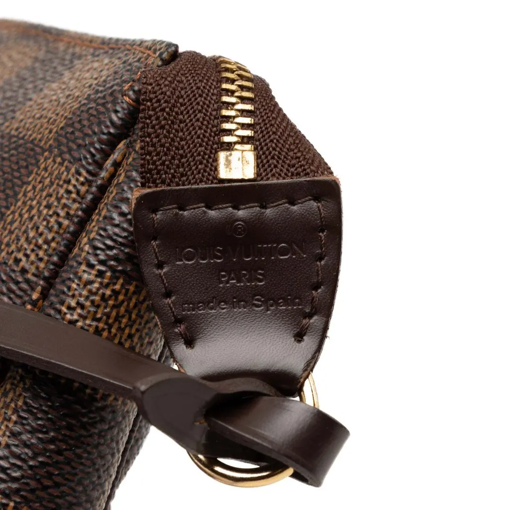 Louis Vuitton Damier Ebene Pochette Accessoires Brown Very good - Box View