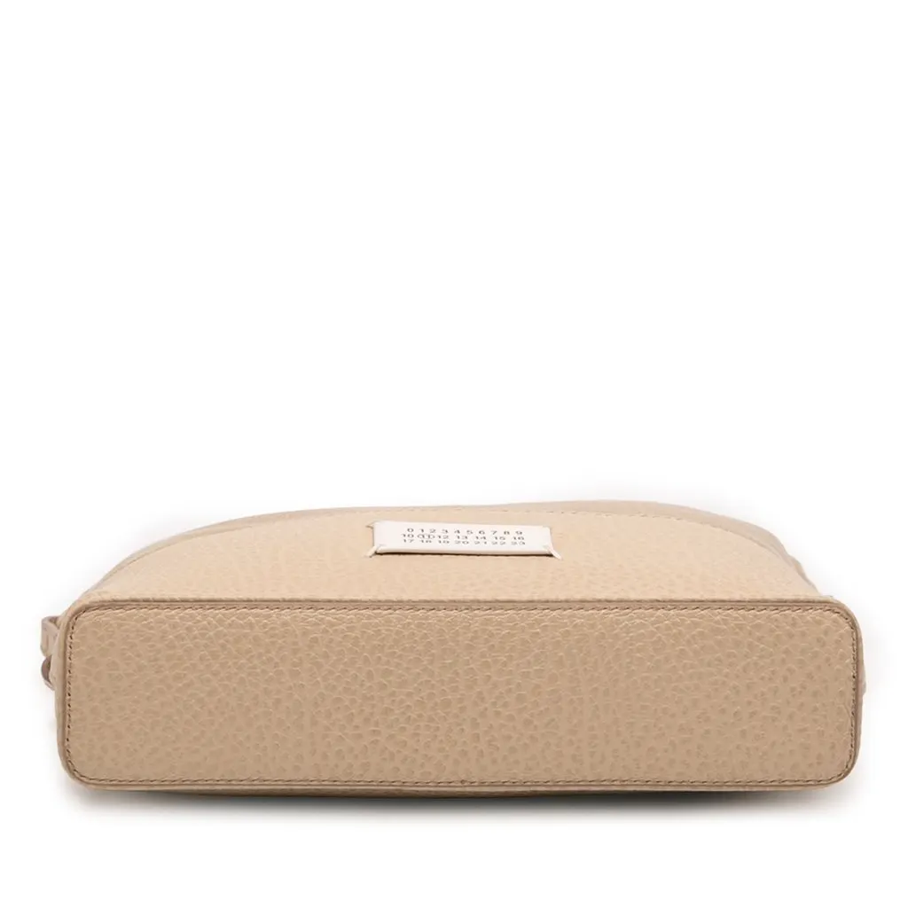 Maison Margiela Small Canvas and Grained Calfskin 5AC Foldable Crossbody Beige Canvas Very good - Inside View