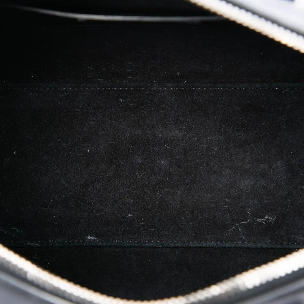 Saint Laurent Baby Leather Star Patchwork Classic Duffle Satchel Black Leather Very good - Model View