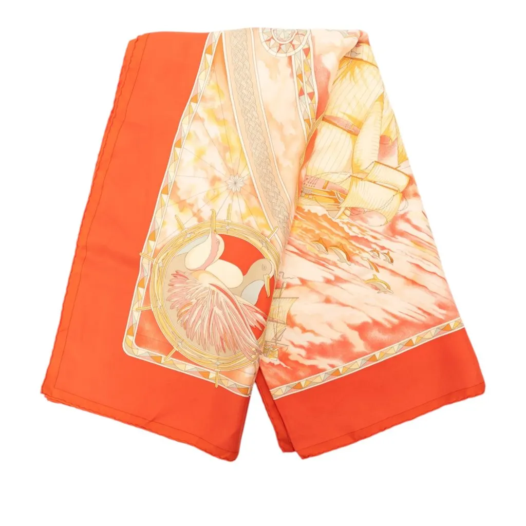 Hermès Fregates Magnifiques Silk Scarf 90