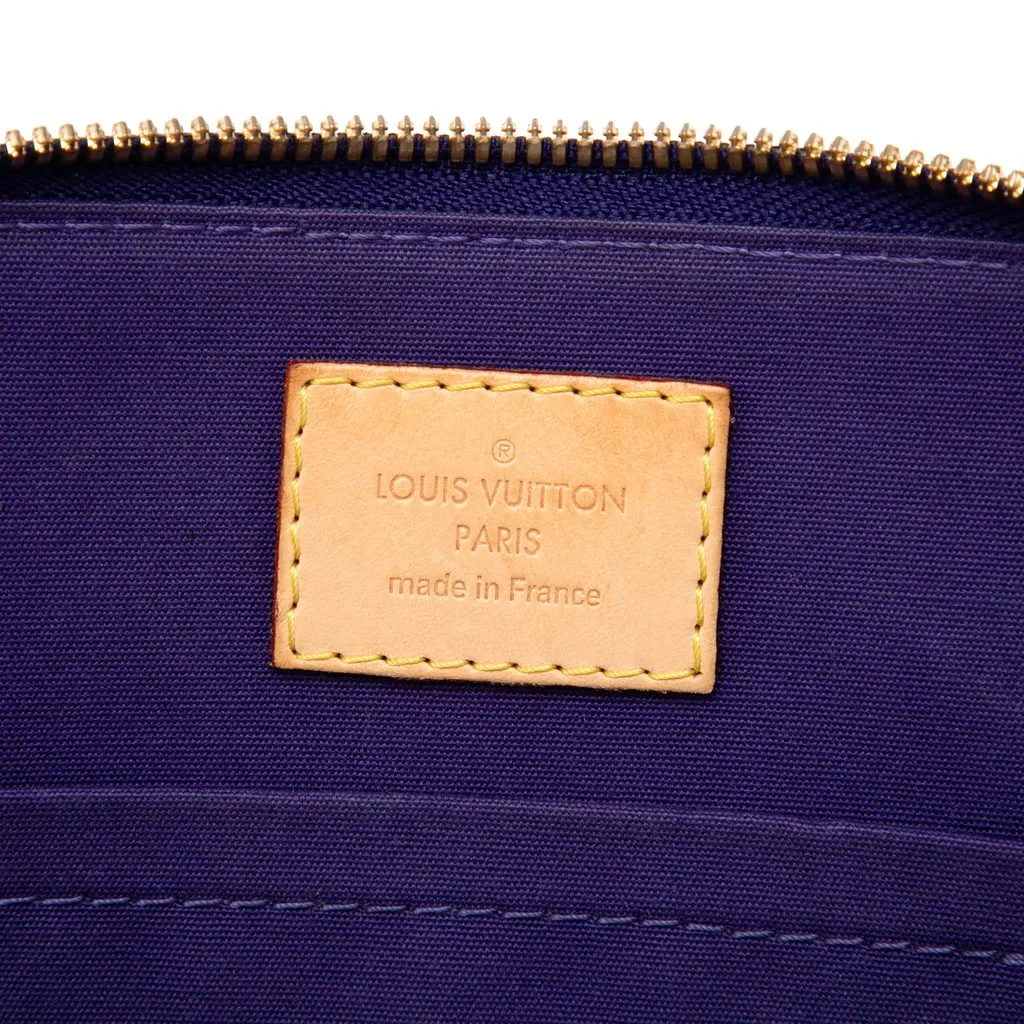 Louis Vuitton Monogram Vernis Alma BB Purple Leather Good - Box View