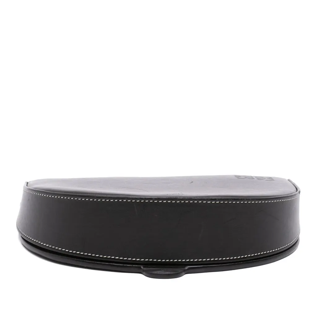 Loewe Small Smooth Calfskin Heel Crossbody Black Leather Very good - Inside View