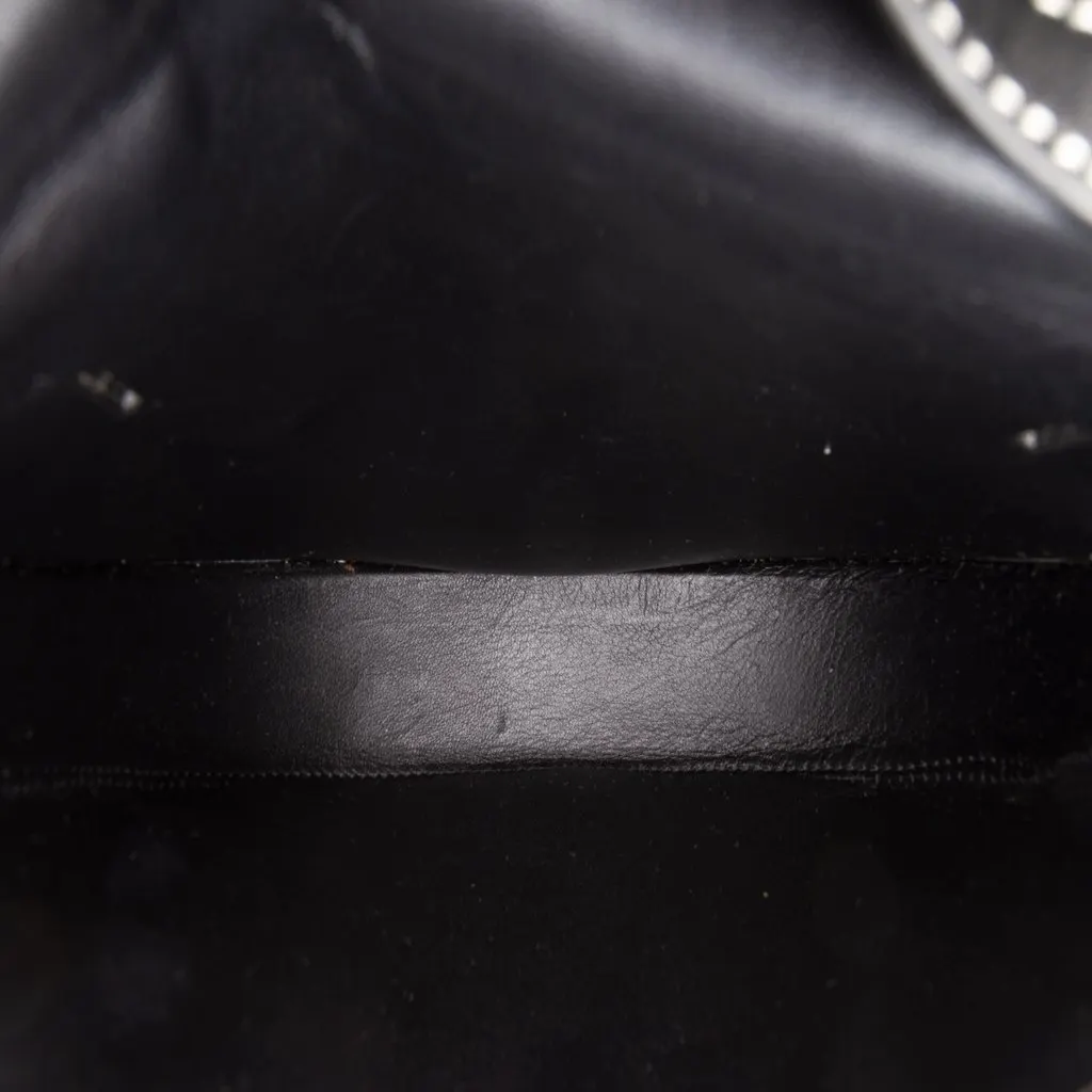 Loewe Small Smooth Calfskin Heel Crossbody Black Leather Very good - Model View