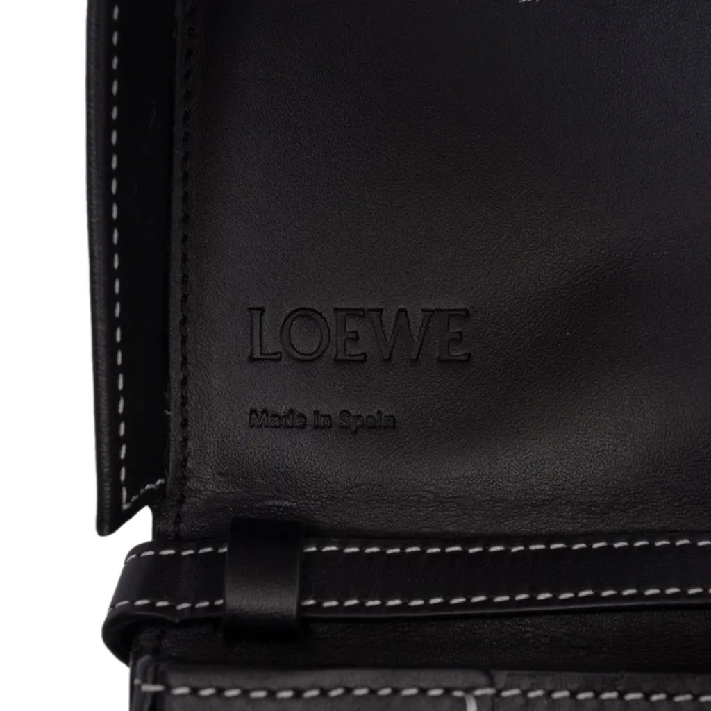 Loewe Small Smooth Calfskin Heel Crossbody Black Leather Very good - Box View