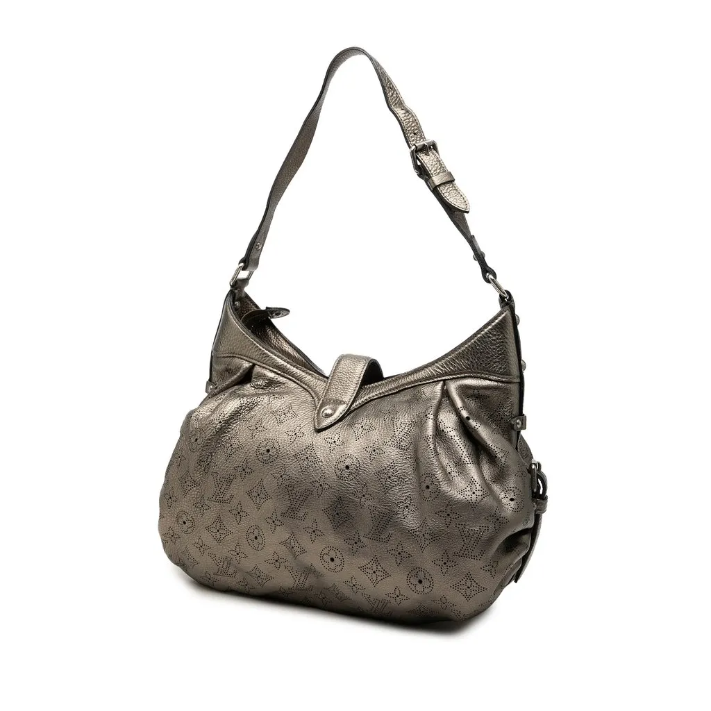 Louis Vuitton Monogram Mahina XS Silver Leather Very good - Back View