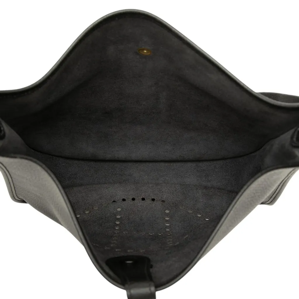 Hermès Clemence Evelyne I 33 Black Leather Very good - Model View