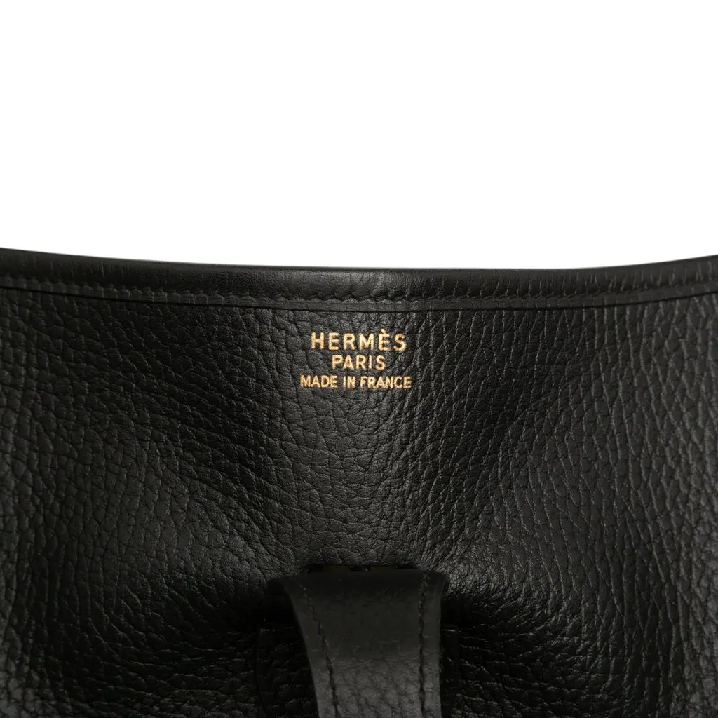 Hermès Clemence Evelyne I 33 Black Leather Very good - Box View