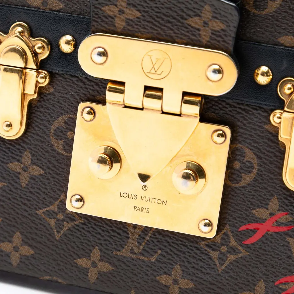 Louis Vuitton Monogram Petite Malle Brown Very good - Box View