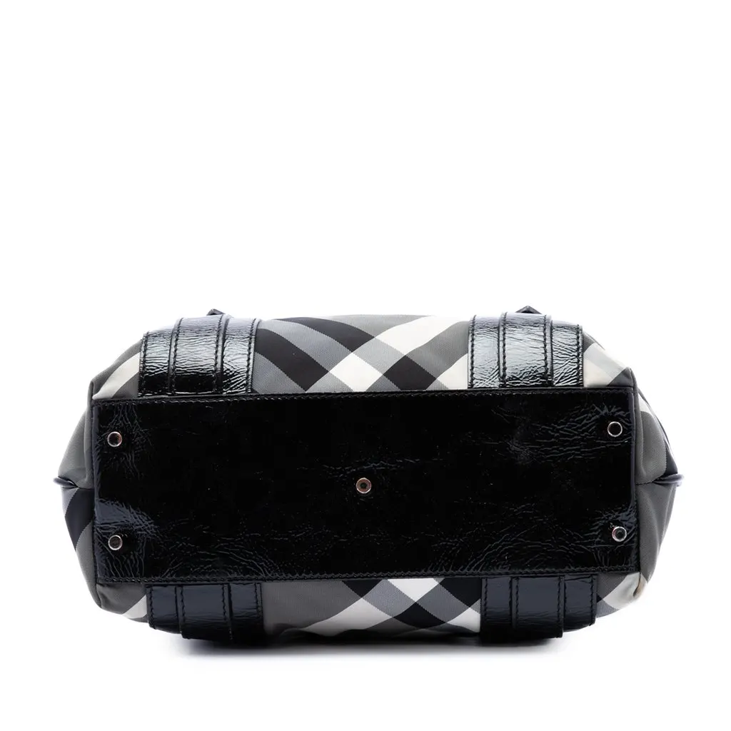 Burberry Small Beat Check Nylon Victoria Tote MultiColor Very good - Inside View