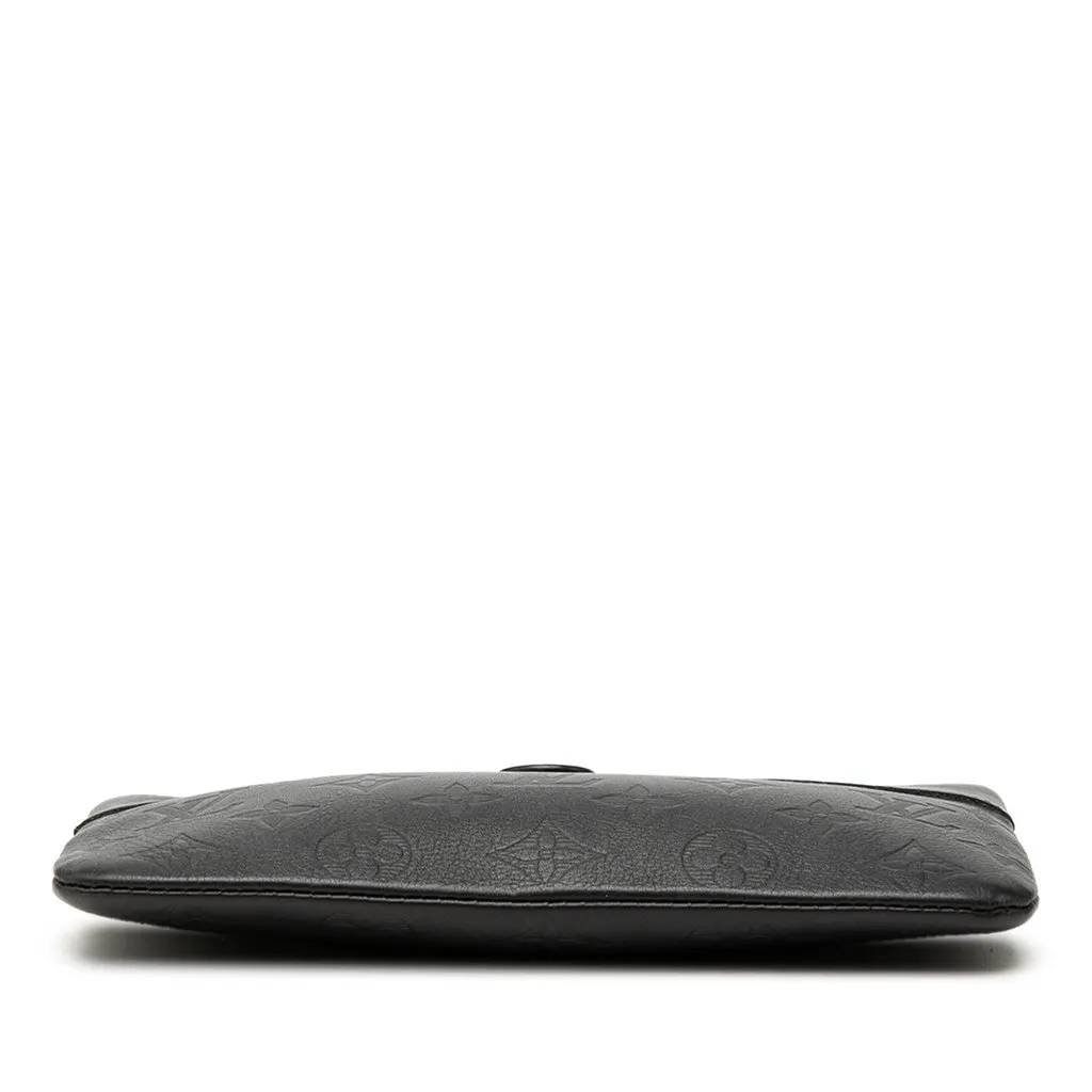 Louis Vuitton Monogram Shadow Pochette Discovery PM Black Leather Very good - Inside View