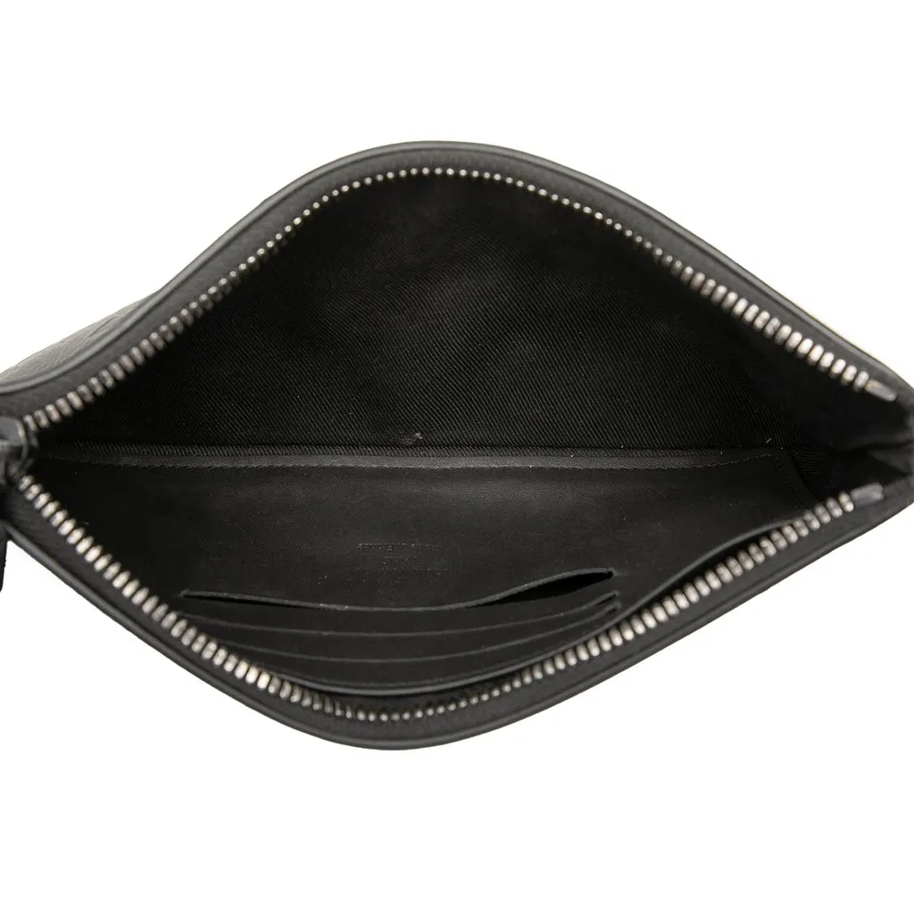 Louis Vuitton Monogram Shadow Pochette Discovery PM Black Leather Very good - Model View