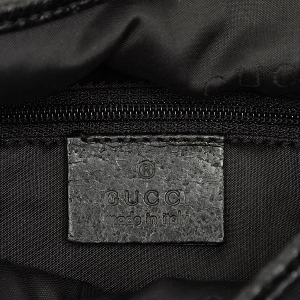 Gucci Nylon Jackie Shoulder Bag Black Very good - Box View