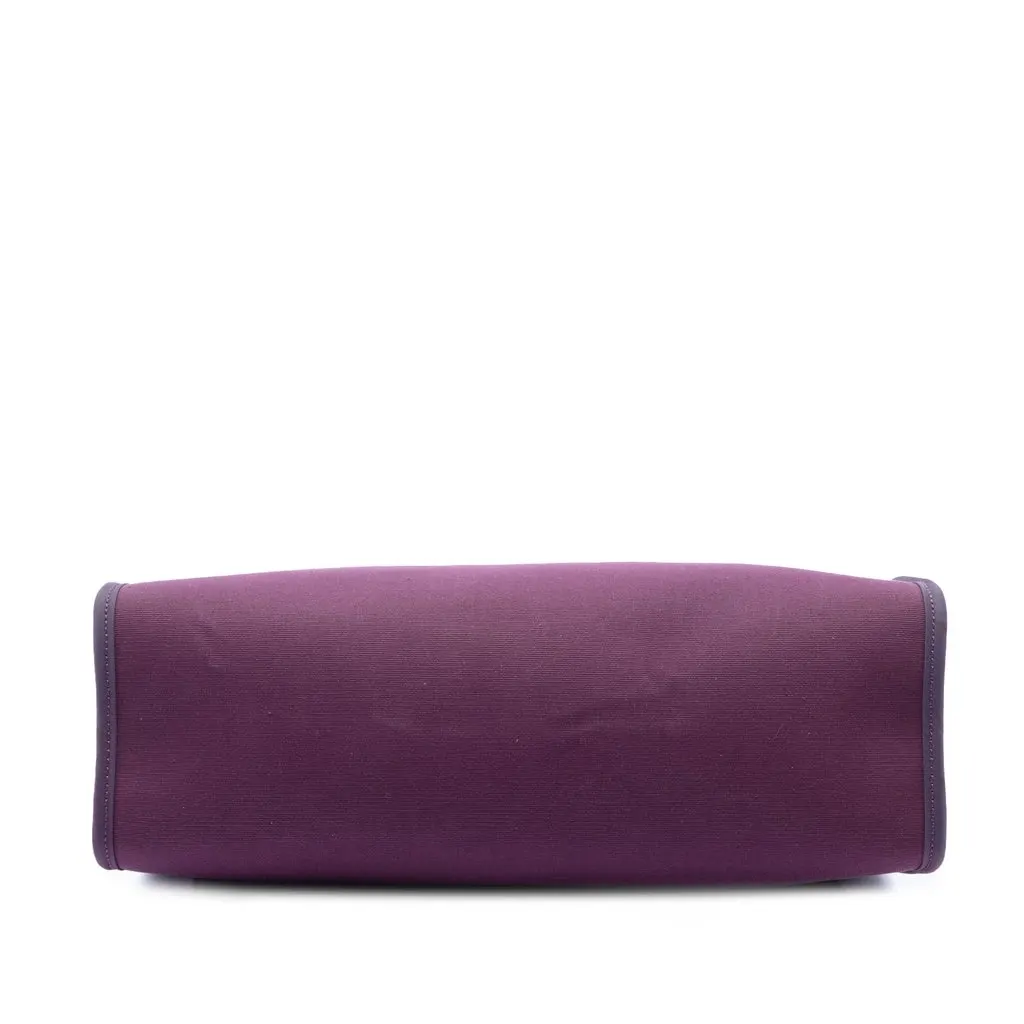 Hermès Toile Herbag Zip 31 Purple Very good - Inside View