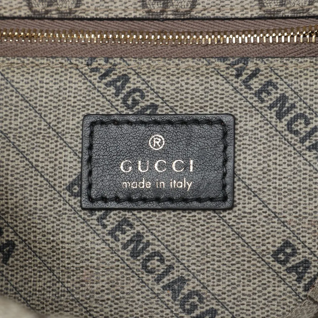 Gucci Small The Hacker Project GG Supreme Hourglass Satchel Beige Very good - Box View