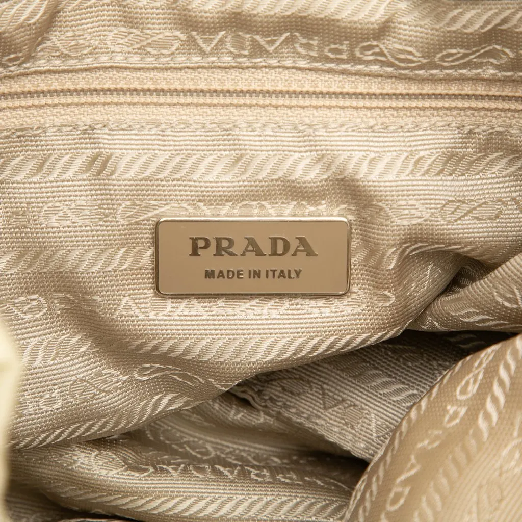 Prada Tessuto Backpack Beige Very good - Box View