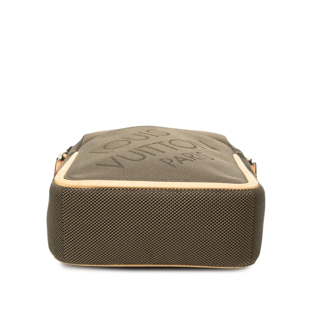 Louis Vuitton Damier Geant Citadin Brown Canvas Good - Inside View