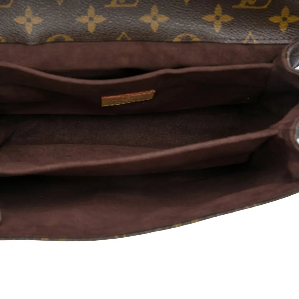 Louis Vuitton Monogram Pochette Metis Brown Very good - Model View