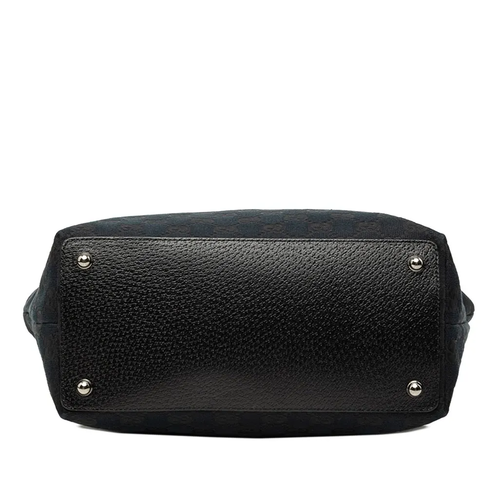 Gucci Large GG Canvas Eclipse Tote Black Very good - Inside View