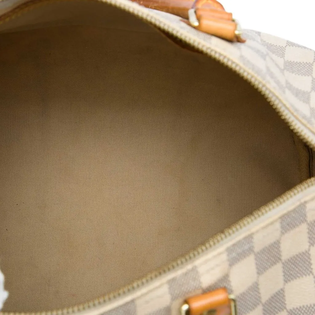 Louis Vuitton Damier Azur Speedy 30 White Canvas Very good - Model View