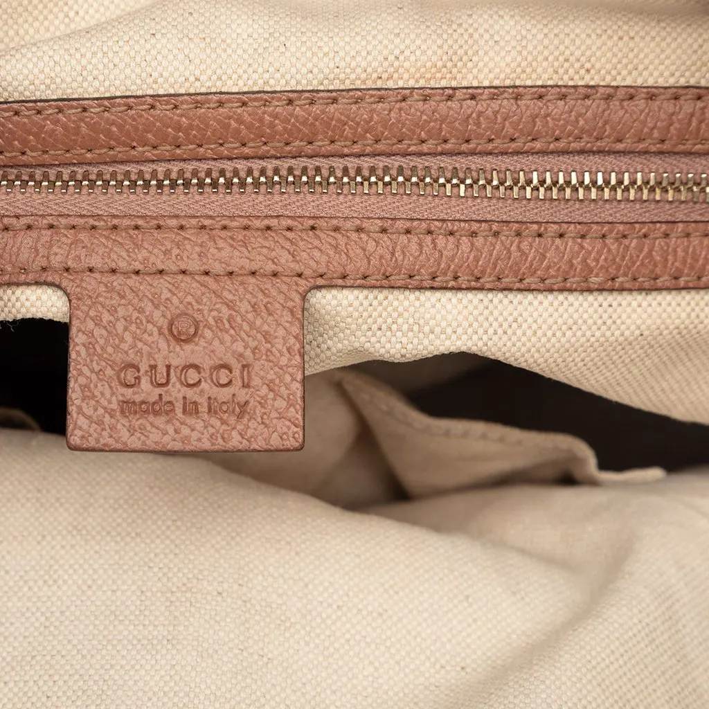 Gucci Medium GG Canvas Bree Fold Over Tote Beige Very good - Box View