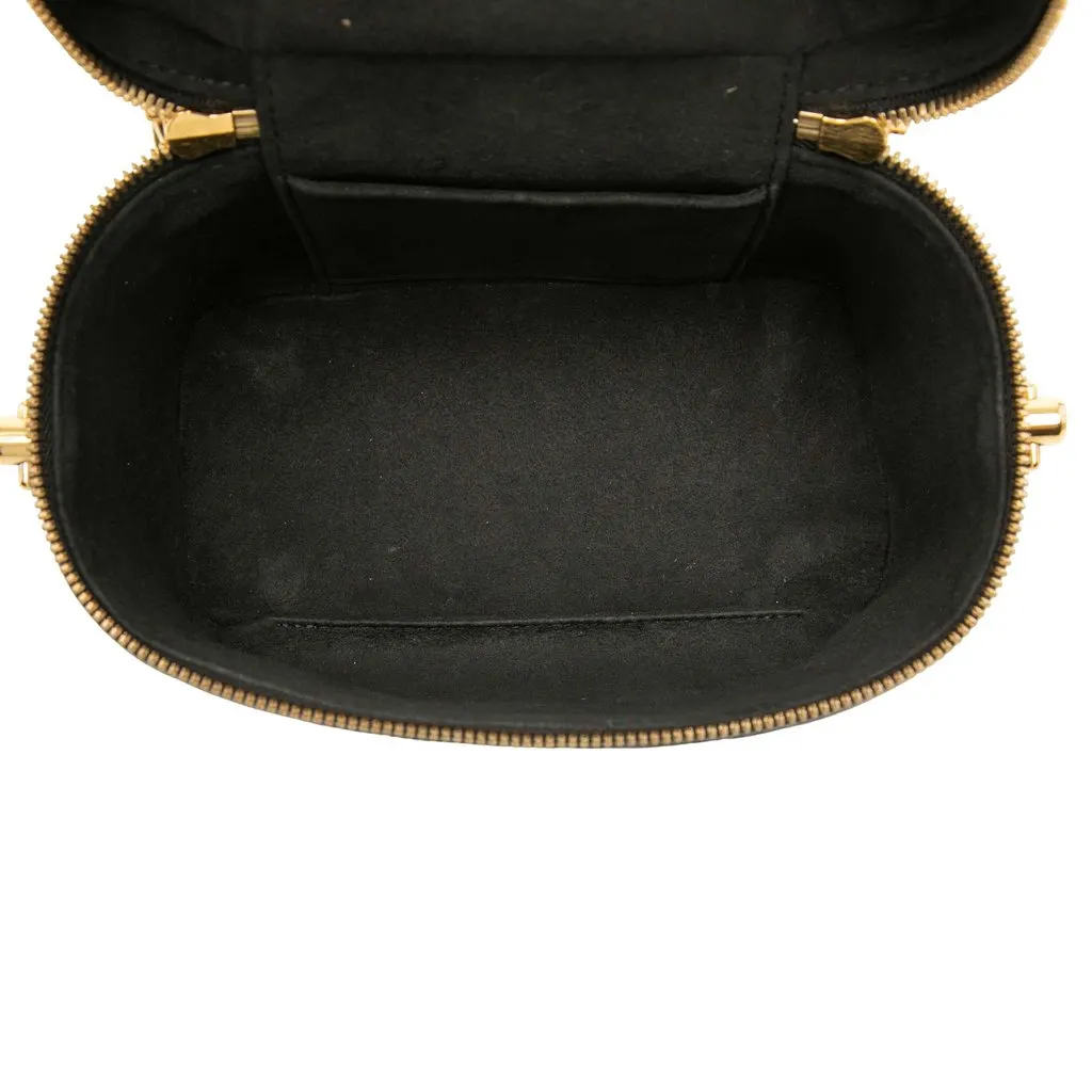 Louis Vuitton Monogram Ink Vanity PM Black Leather Very good - Model View
