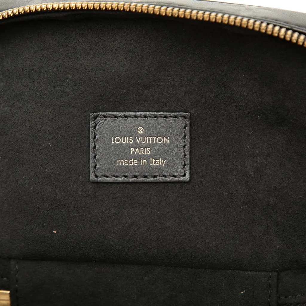 Louis Vuitton Monogram Ink Vanity PM Black Leather Very good - Box View