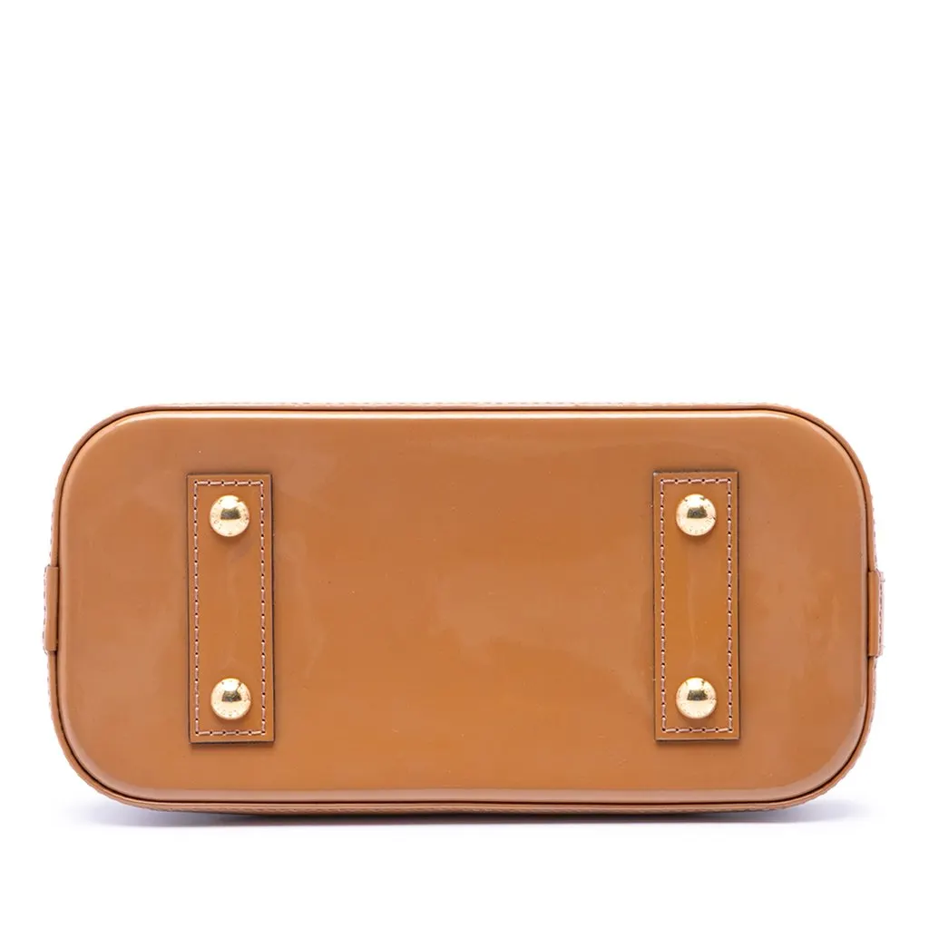 Louis Vuitton Monogram Vernis Alma BB Brown Leather Very good - Inside View