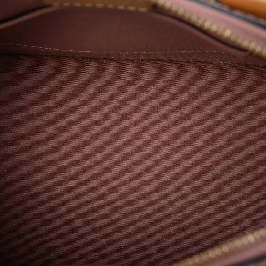 Louis Vuitton Monogram Vernis Alma BB Brown Leather Very good - Model View