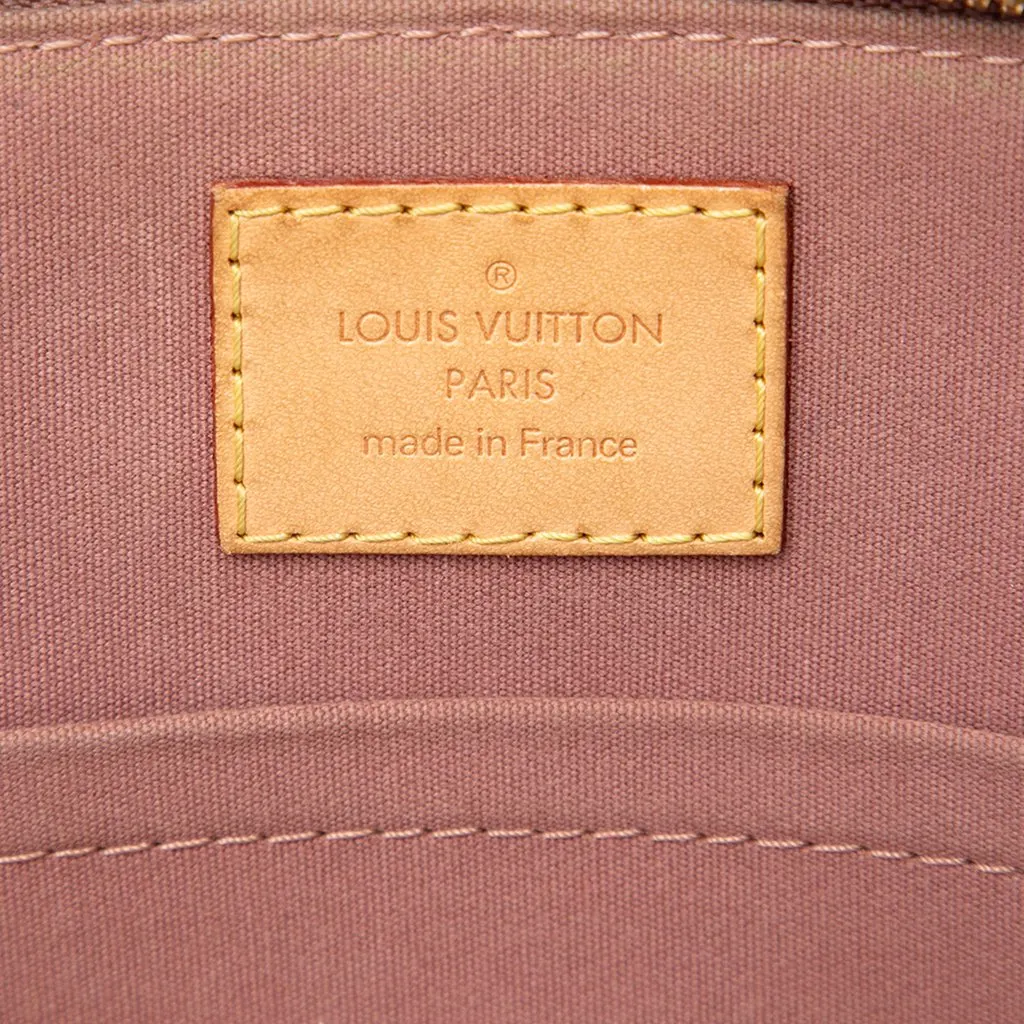 Louis Vuitton Monogram Vernis Alma BB Brown Leather Very good - Box View
