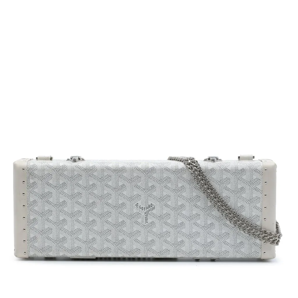 Goyard Goyardine Saint Honore Trunk Bag White Very good - Front View
