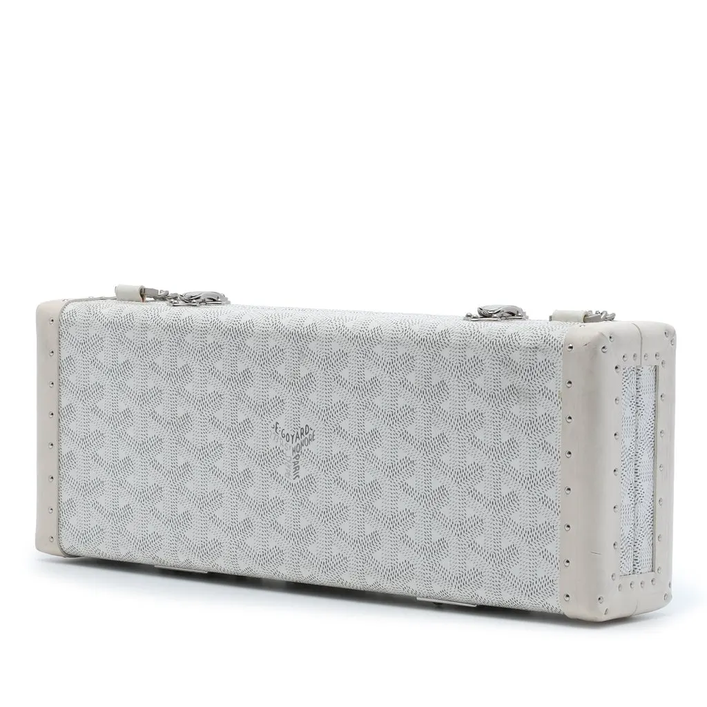 Goyard Goyardine Saint Honore Trunk Bag White Very good - Back View