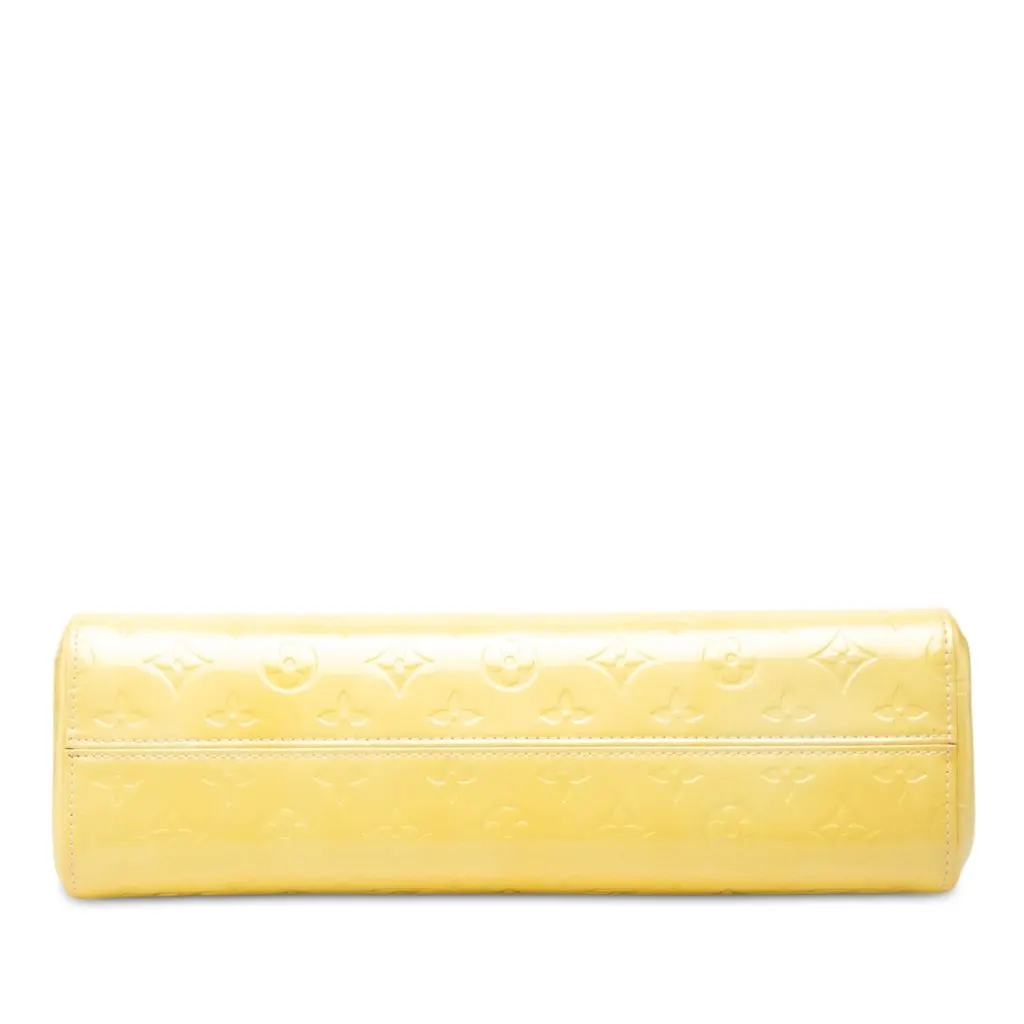 Louis Vuitton Monogram Vernis Roxbury Drive Yellow Leather Very good - Inside View