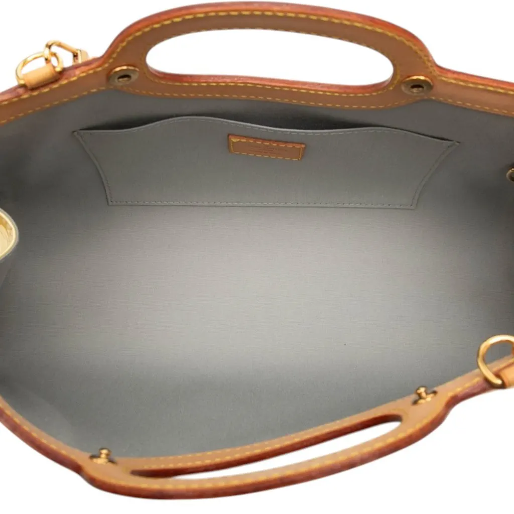 Louis Vuitton Monogram Vernis Roxbury Drive Yellow Leather Very good - Model View