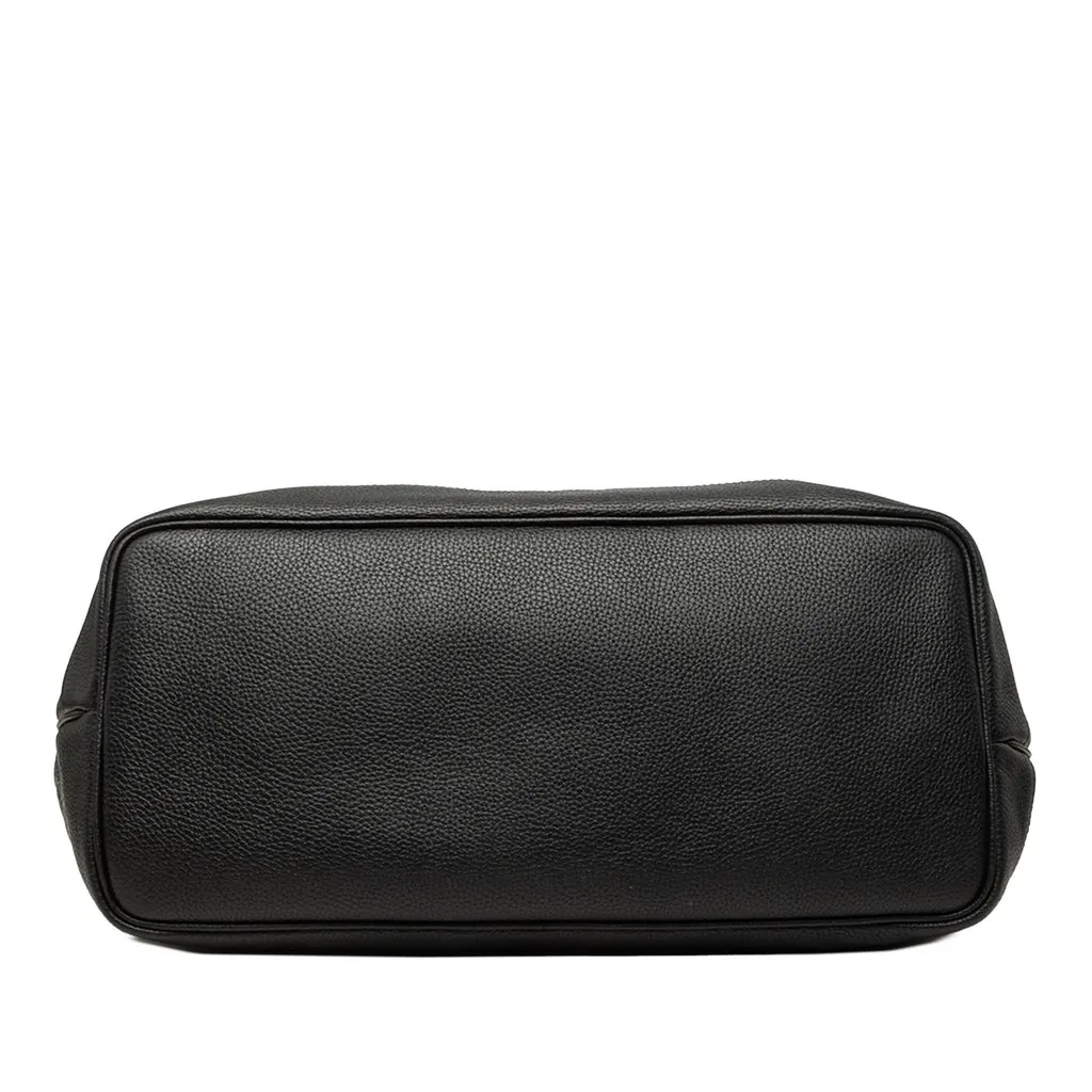 Gucci Large Jumbo GG Embossed Calfskin Tote Black Leather Very good - Inside View