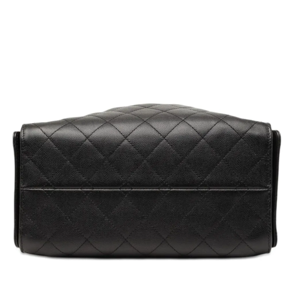 Chanel Small Quilted Caviar Chanel 25 Hobo Black Leather Very good - Inside View