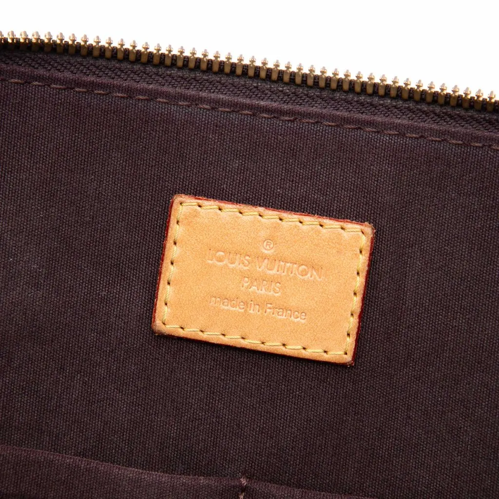 Louis Vuitton Monogram Vernis Alma PM Purple Leather Very good - Box View