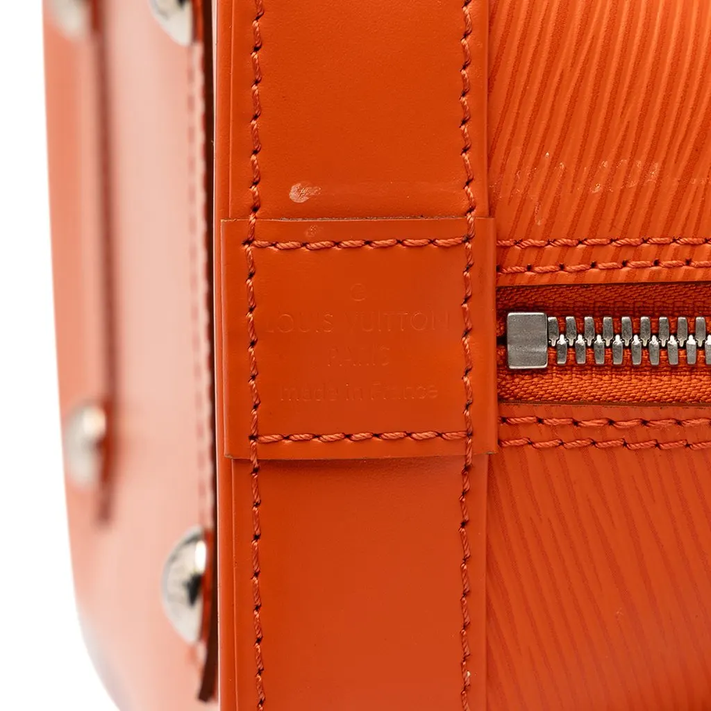 Louis Vuitton Epi Alma PM Orange Leather Very good - Box View