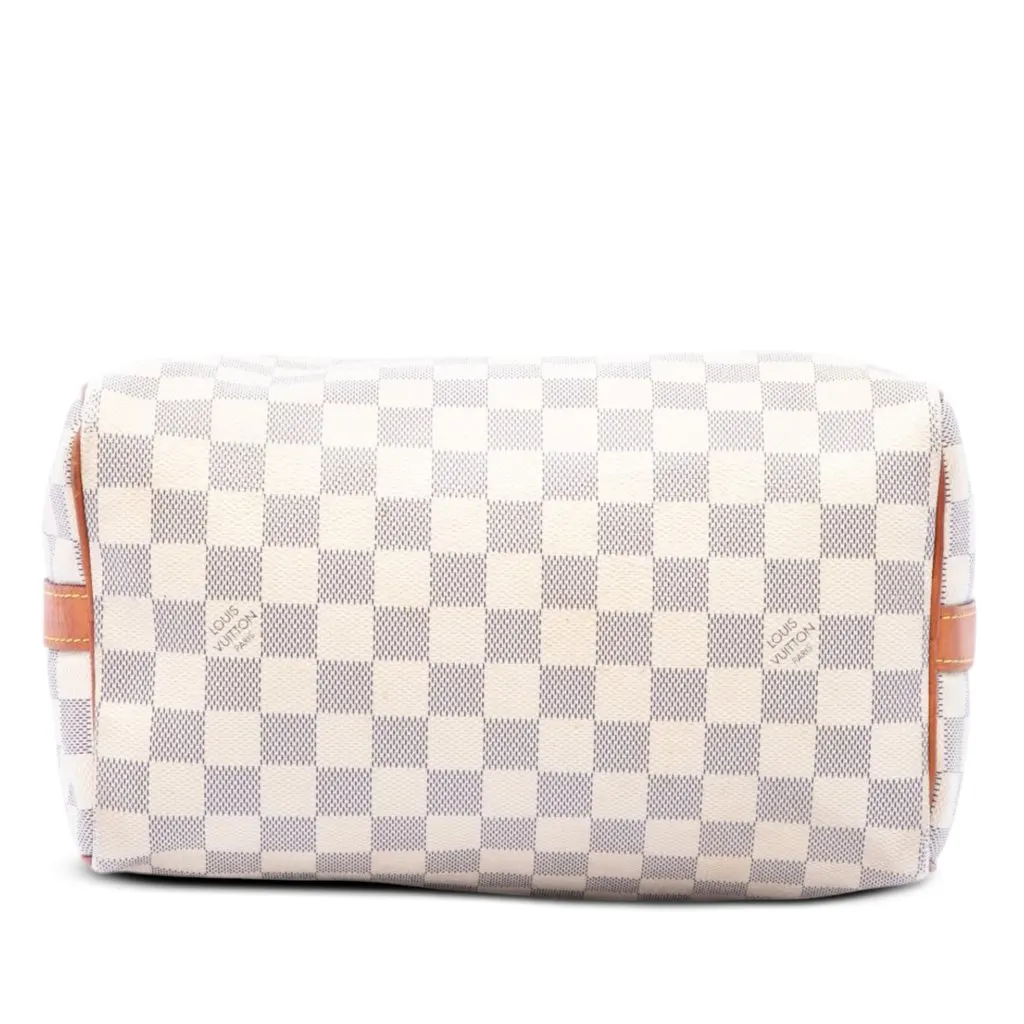 Louis Vuitton Damier Azur Speedy Bandouliere 25 White Very good - Inside View